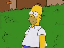 Homer Bush GIF meme template