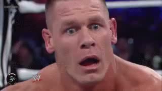 John Cena Confused GIF meme template