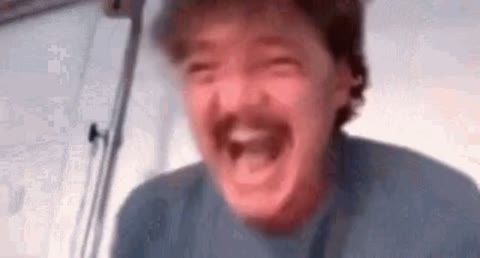 Pedro Pascal Crying GIF meme template