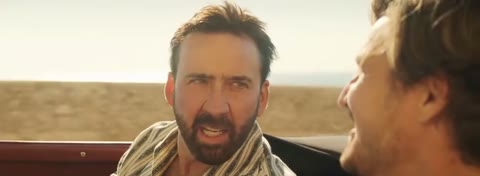 Pedro Pascal & Nic Cage GIF meme template