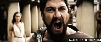 This is sparta! GIF meme template