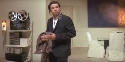 Where's Hunter Travolta GIF meme template