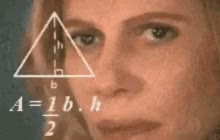 Confused Math Lady GIF meme template