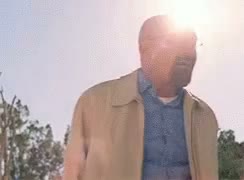 Walter White Breaks Down GIF meme template