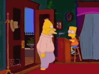 Grandpa Simpson Hat GIF meme template