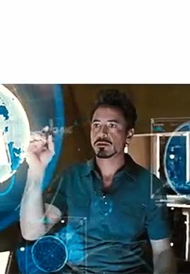 Tony discovers a new element GIF meme template