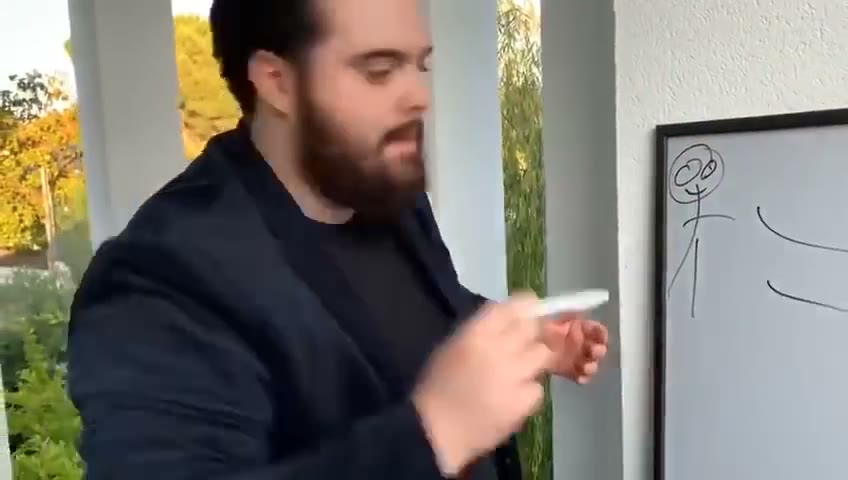 fast guy explaining longer GIF meme template