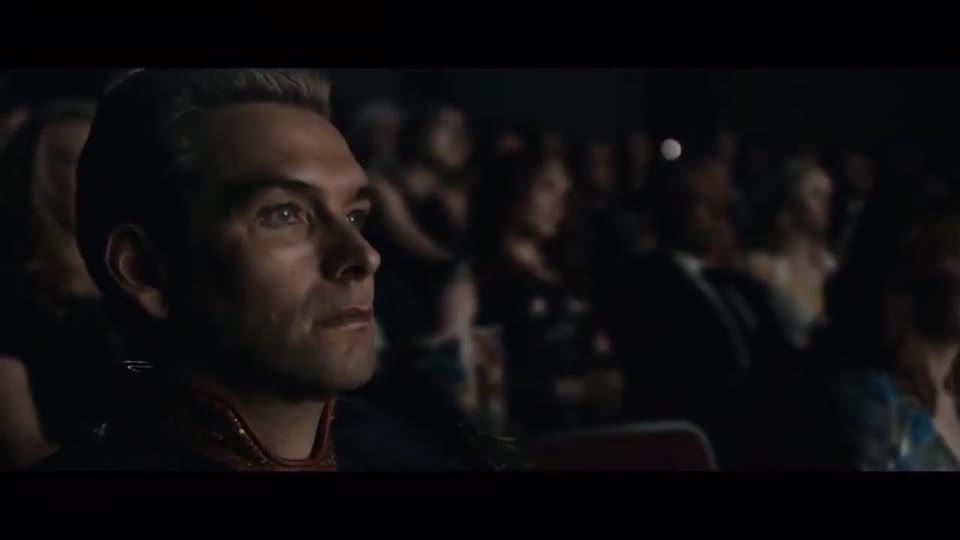 Homelander Watching a Movie GIF meme template