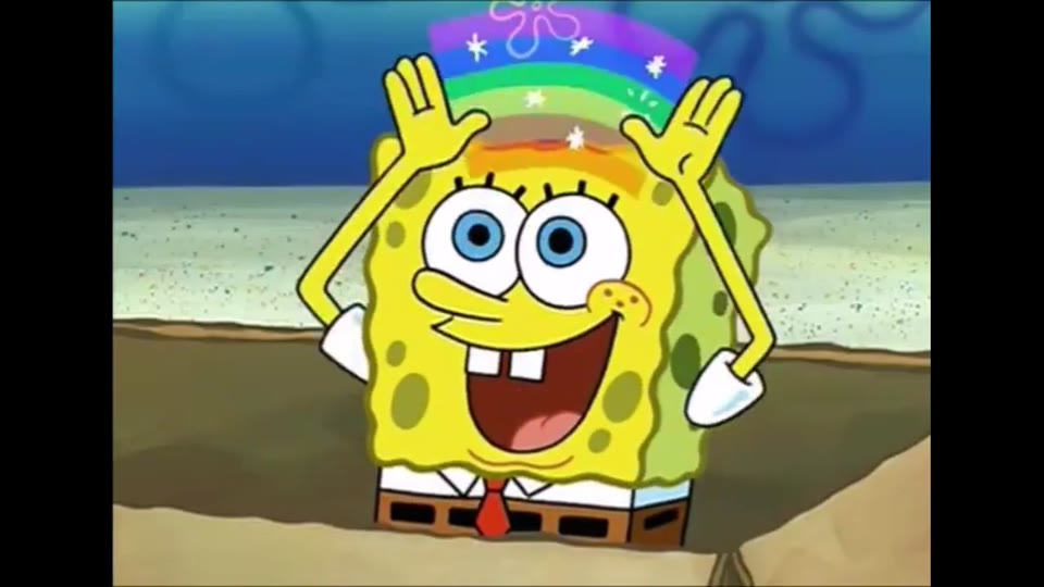 Spongebob Imagination GIF meme template