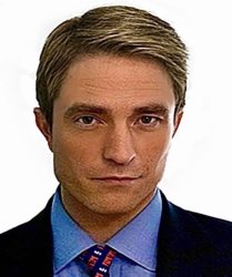 Robert Pattinson As Chris Hanson meme template